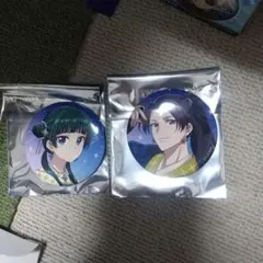 薬屋のひとりごと 星空Ver. 猫猫 壬氏 缶バッジです。新品、未使用品