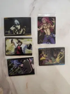 ジョジョの奇妙な冒険 ウエハース　カード 5枚セット