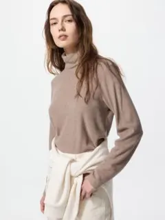 ヒートテックフリースタートルネックT