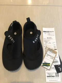 新品　ウォーターシューズ　19  18 黒　サンダル　男の子　ラスティ