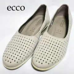 【美品】ecco　エコー　スリッポン　FELICIA　グラベル　23cm