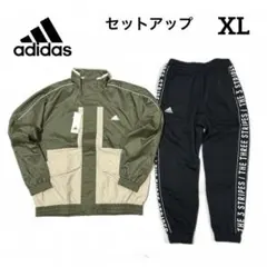 アディダス XL ナイロン ジャケット スウェット セットアップ ジャージ