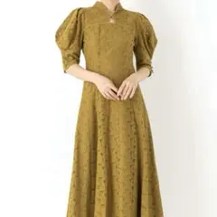 美品 ANDRESD アンドレスド クロスアクセントドレス