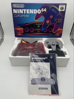 美品 Nintendo 64 本体 黒 ブラック 箱付き 任天堂