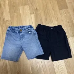 【BREEZE・UNIQLO】ハーフパンツ2点セット 100・110サイズ