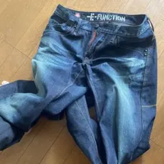 E-FUNCTION ダークブルーデニムパンツ
