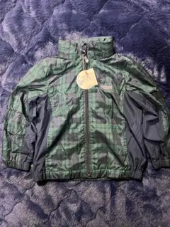 グリーン系チェックジャケット サイズ100