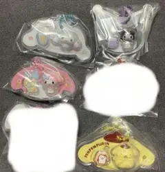 【バンダイ】サンリオキャラクターズ パッケージチャーム&チョコボーロ　4種セット