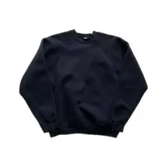 【雰囲気◎】80sディスカス 肉厚無地スウェット XL ネイビー USA製 古着