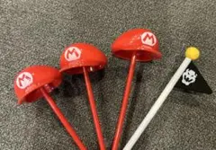 USJ マリオ 帽子 クッパ旗 ピック 4本セットのサムネイル
