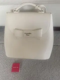 サマンサベガ　 3WAYバッグ ホワイト　ピンク　リボン