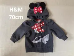 パーカー　H&M 70cm ディズニー　ミニー