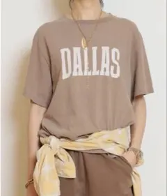 【REMI RELIEF/レミレリーフ】DALLAS Tシャツ(BROWN)のサムネイル