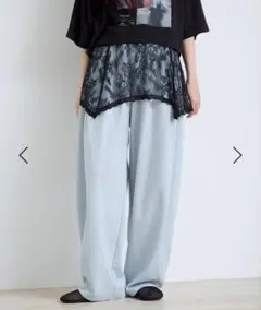 yae Lace design slacks / 36 - メルカリ