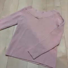 M-PREMIER エムプルミエ 長袖 ニット ピンク