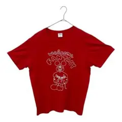 (GU・ジーユー) メンズ XXL赤 ミッキーマウス 半袖Tシャツ