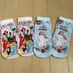 ディズニープリンセス 靴下 2足セット