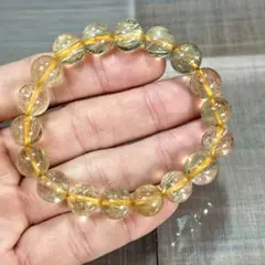 ゴールドルチルクォーツブレスレット8mm 〈2801412〉高品質 - メルカリ
