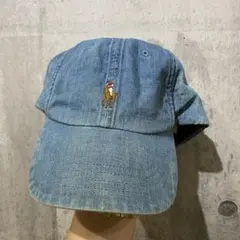 ◇Polo Ralph Lauren キャップ ライトブルー シャンブレー - メルカリ