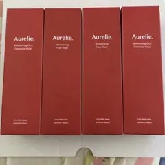 クリスマスセールAurelie クレンジングウォーター&フェイスウォッシュ　4点