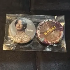 小林直己　缶バッジ2個セット　実写　ネーム　EXILE　THE REASON