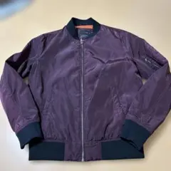 ZARA MA-1スタイル パープルジャケット　Lサイズ