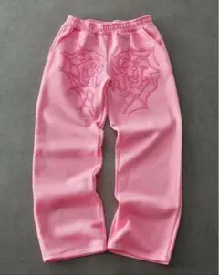 ピンク　スウェット　スウェットパンツ supreme デニムティアーズ huf