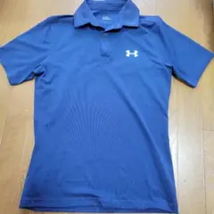 【値下げ！】UNDER ARMOUR ネイビー ポロシャツのサムネイル