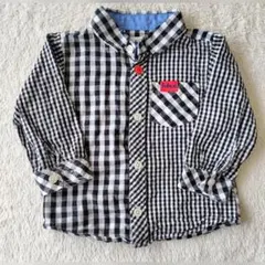 キムラタン　ボブソン　チェックシャツ　80cm
