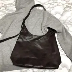 00s y2k one shoulder bag brown