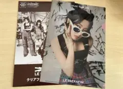 LE SSERAFIM CAFE 2025 A4クリアファイル - メルカリ