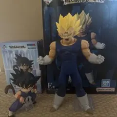 ドラゴンボール 一番くじ A賞 孫悟空 E賞 魔人ベジータ まとめ売りのサムネイル
