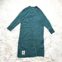 AVIREX belleニットロングワンピース ツギハギ リメイク調エメグリ