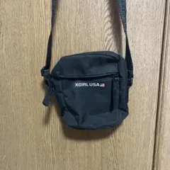XGIRL USA ブラックショルダーバッグ