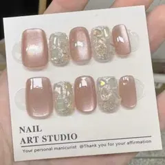 ネイルチップオーダー現品 韓国 量産型ネイル 地雷系 y2k サブカル 天使界隈