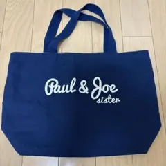 Paul & Joe sister トートバッグ ネイビー　猫柄　リバーシブルのサムネイル