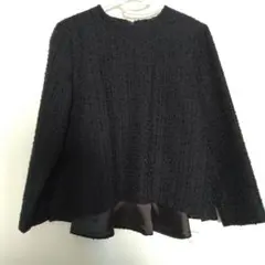 【新品・未使用】Demi-LuxeBEAMSバックフレアツイードプルオーバー36