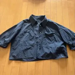 Maison Iena 半袖シャツ ネイビーのサムネイル
