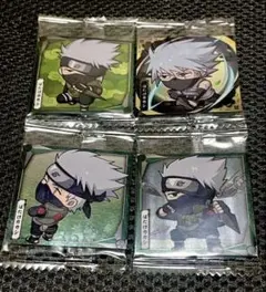 NARUTO忍界シールウエハース　はたけカカシ　４種4枚　未開封