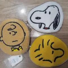 新品スヌーピー・チャーリー・ウッドストック ポーチセット