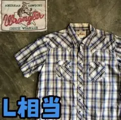 2T6051 90's Wrangler ウエスタンシャツ スナップ アメカジ
