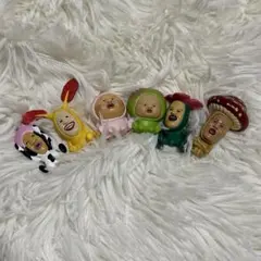 の*！様 こびとづかん おすわりマスコット 全6種 コンプリート ガチャ