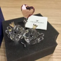 スワロフスキー カエルの王子様 王冠 ハート - メルカリ