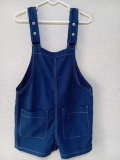 SNIDEL　ブルーデニム　ショートオールインワン