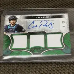 Topps tier one カル・ローリー パッチ付き サインカード