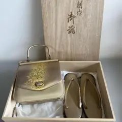 本革　和装小物　ハンドバッグ　草履　セット　レディース　アクセサリー　バック