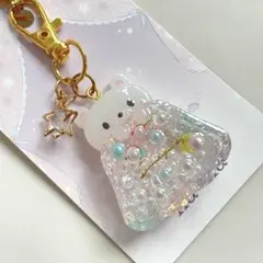 レジン　キーホルダー　シェイカー