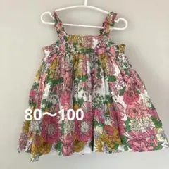 GAP キャミブラウス　チュニック　キャミワンピース 花柄