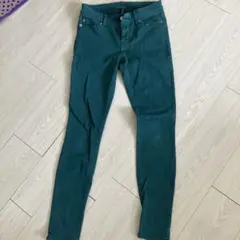 Gap ダークグリーン スキニーパンツ US 0S