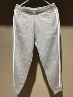 未使用 adidas アディダス スウェットパンツ グレー ホワイト XOサイズ